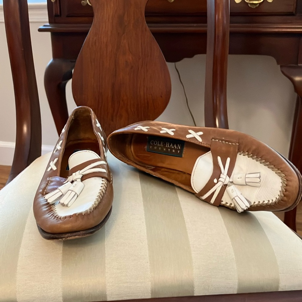 Cole Haan tassel loafers size 6.
